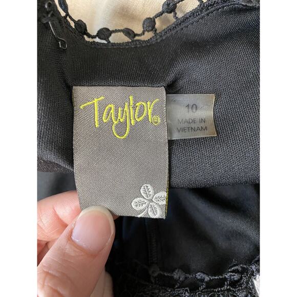 Black Lace Whimsigoth Witchy Goth Dark Romantic Fairy Grunge Sheer Size 10 - Picture 8 of 9